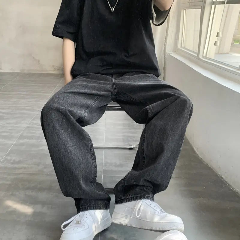 Loose Fit Cargo Pants Blue Denim Pakistan Summer Wear