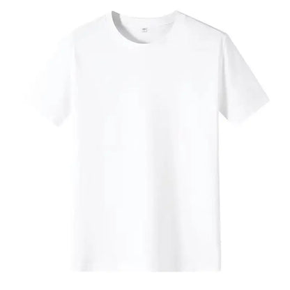 White Graphic T-Shirt Men Summer Stylish Retro