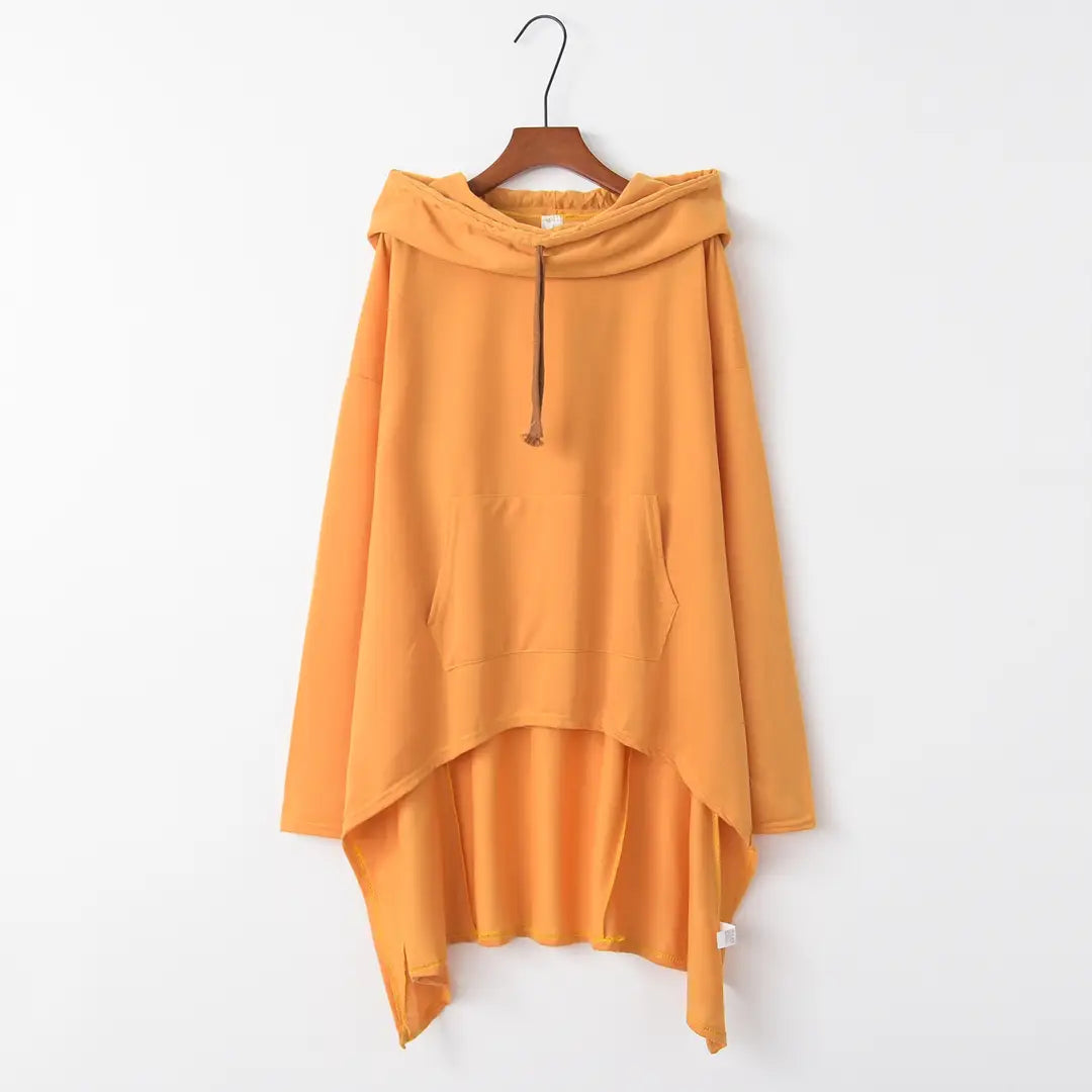 Women Hooded Vest Green Asymmetric Winter Wear