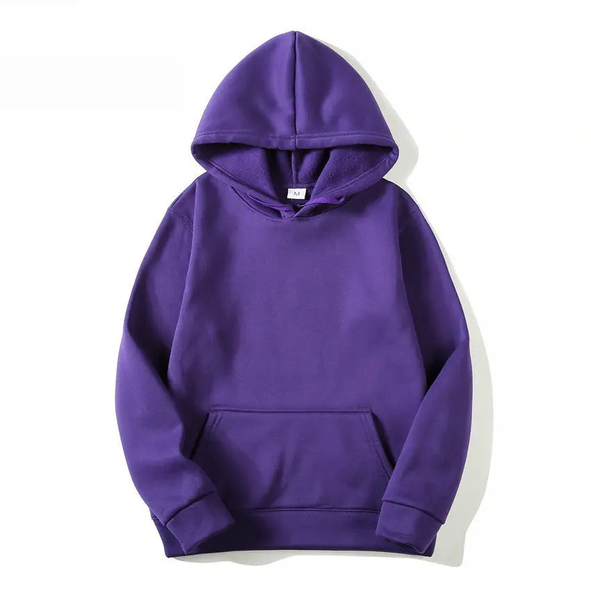 Plus Size Women Hoodie Winter Loose Fit White