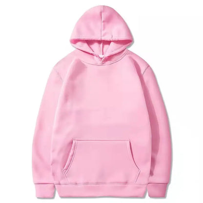 Men Red Fleece Hoodie Winter Plus Size