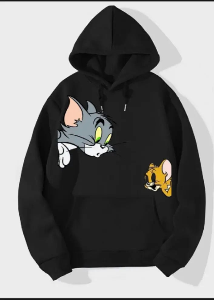1 Pc Men's Fleece Printed Hoodie