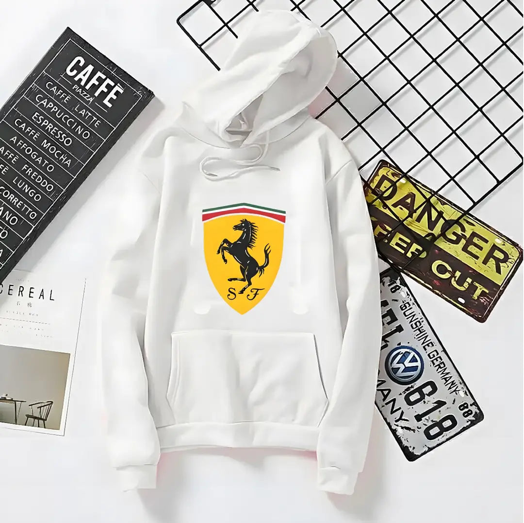 1 Pc Men's Fleece Printed Hoodie