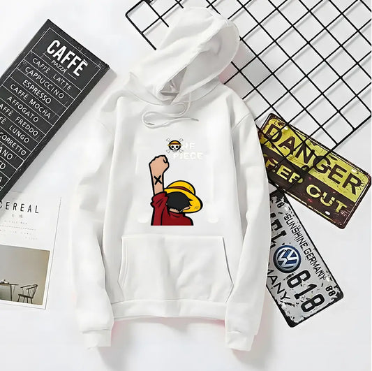 1 Pc Men's Fleece Printed Hoodie