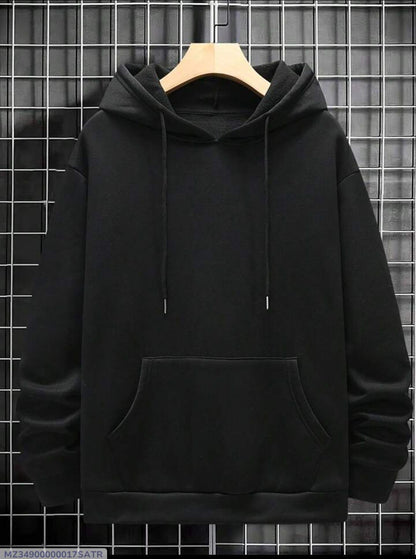 Men's Black Fleece Hoodie Small to XL