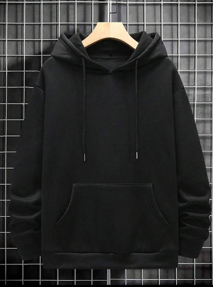 Men's Black Fleece Hoodie Small to XL